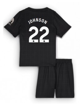 Tottenham Hotspur Brennan Johnson #22 Replika Borta Kläder Barn 2025-26 Kortärmad (+ byxor)